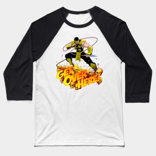 Mortal Kombat Scorpion Get Over Here Baseball T-Shirt